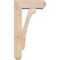 Ekena Millwork Legacy Craftsman Smooth Bracket w/ Offset Brace, Douglas Fir, 5 1/2"W x 14"D x 26"H BKT0604X14X26LEC04SDF - alternate 2